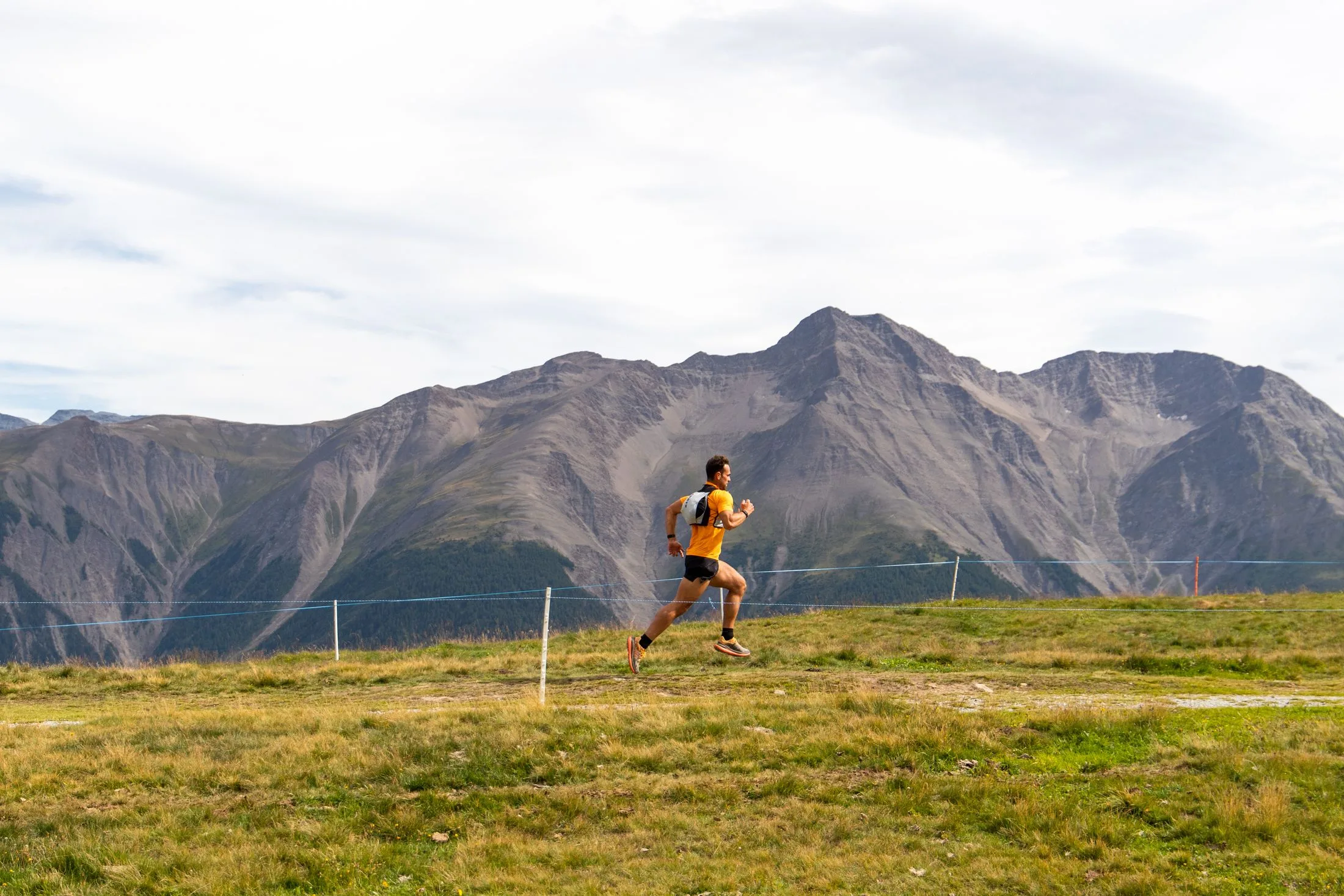 Training in the Swiss Alps