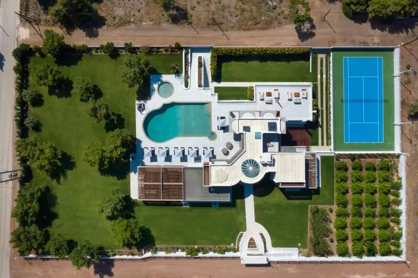 Private villa estate with tennis court — Tennis & Performance Retreat Greece 2027